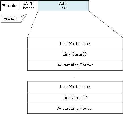 Figure OSPF LSR Packet Format